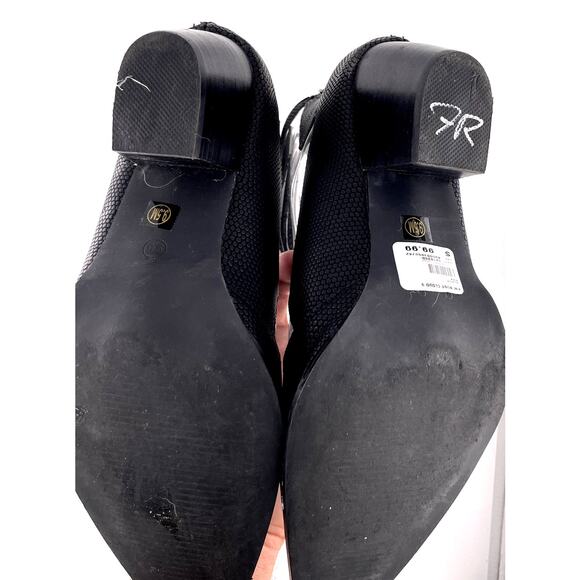 Coconuts by Matisse Faux Leather Black Cowboy Boots Size 9.5M - Picture 7 of 7